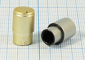 Ручка, внутренний диаметр d6,0, 36 зубцов, размер 10,5x16,2, пластик, серый, CP-AGM