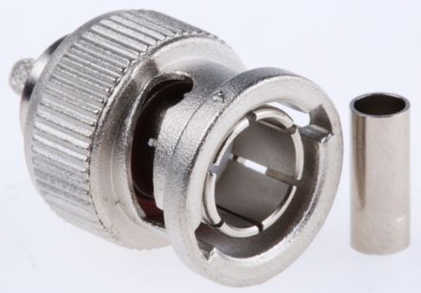 J01002A0058, 75 Straight Cable Mount, BNC Connector, Plug, RG179 B/U