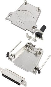 L17DTZF25-LJS- RG+L77SDB25S, Разъем D Sub, With Backshell, DB25, Standard, Гнездо, DTZF-LJS-RG, 25 контакт(-ов), DB, Solder Cup L17DTZF25-LJS- RG+L77SDB25S, Разъем D Sub, With Backshell, DB25, Standard, Гнездо, DTZF-LJS-RG, 25 контакт(-ов), DB, Solder Cup
