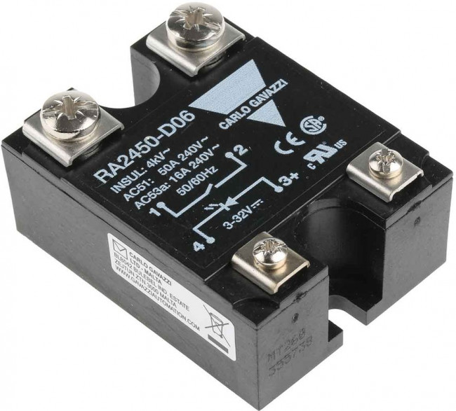 RA2450-D06, SSR, PANEL MOUNT, 280VAC, 32VDC, 50A