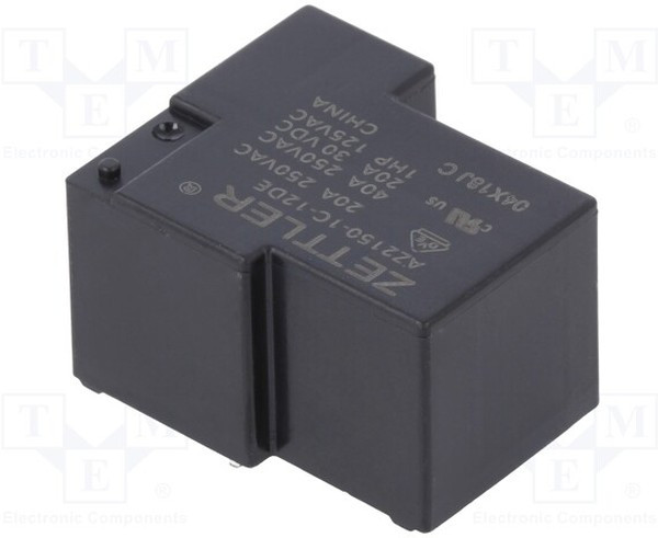 AZ2150-1C-12DE, Реле: электромагнитное, SPDT, Uобмотки: 12ВDC, 40А, Серия: AZ2150