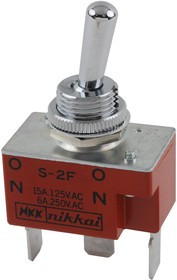 S2F, SWITCH, TOGGLE, SPDT, 20A, 250VAC