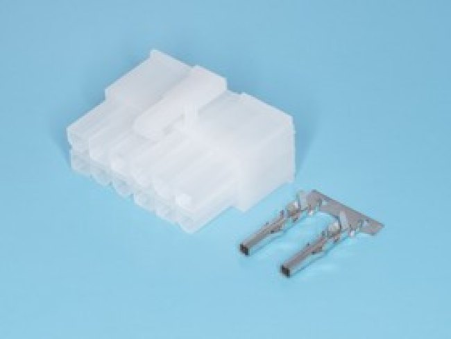 MF-12F, Mini-Fit разъём 12 конт.(м) на кабель (5557-12R) MF-12F, Mini-Fit разъём 12 конт.(м) на кабель (5557-12R)