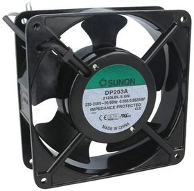 DP203A2123LBLS, Вентилятор осевой; 230В AC; 119x119x38,5мм; 132,5м3/ч; 39дБА