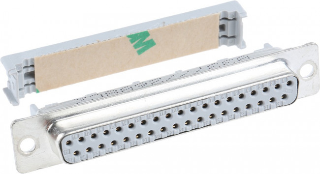8337-6009, Conn D-Subminiature SKT 37 POS 2.76mm IDT RA Cable Mount 37 Terminal 1 Port Box 8337-6009, Conn D-Subminiature SKT 37 POS 2.76mm IDT RA Cable Mount 37 Terminal 1 Port Box