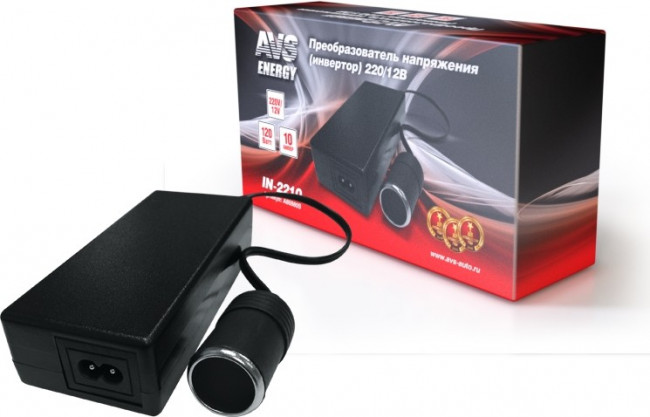 A80980S, Преобразователь напряжения (инвертор) 220-12V 10А AVS