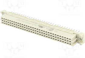 09032967825, Вилка, DIN 41612, тип С, "мама", PIN: 96, a+b+c, THT, прямой