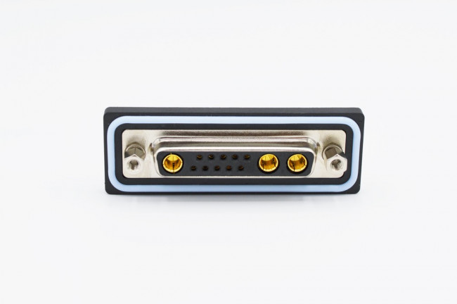 CDFR13W3213L411, Комбинированный разъем D Sub, IP67, NANOOK Series, DB-13W3, Гнездо, 13 контакт(-ов)