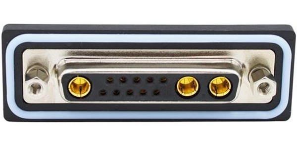 CDFR13W3213L411, Комбинированный разъем D Sub, IP67, NANOOK Series, DB-13W3, Гнездо, 13 контакт(-ов)