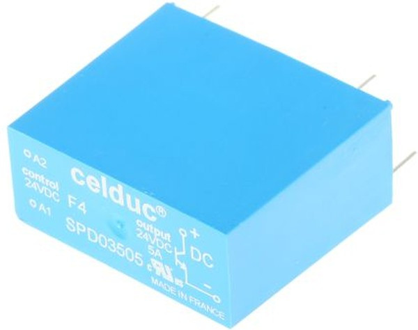 SPD03505, Реле: полупроводниковое, Uупр: 10-30ВDC, 5А, 0-30ВDC, Серия: SPD
