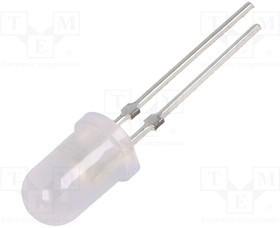 OSO5PA5A32G-1, LED; 5mm; orange; 6600?8000mcd; 30°; Front: convex; 2.1?2.6V; 78mW