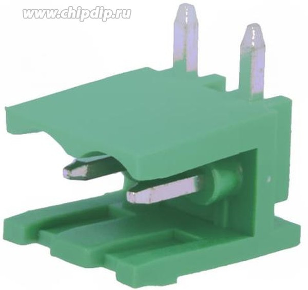 2EDGR-5.0-02P-14, Клеммник, 2-контактный 5мм, угловой