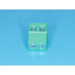 ТВ-01А, Клеммник винтовой 2-контактный, шаг 5.00мм