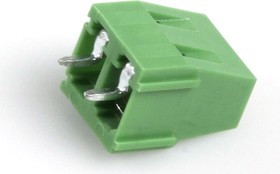 ТВ-01А, Клеммник винтовой 2-контактный, шаг 5.00мм