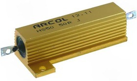HS50 50R J, 50 50W Wire Wound Chassis Mount Resistor HS50 50R J ±5%