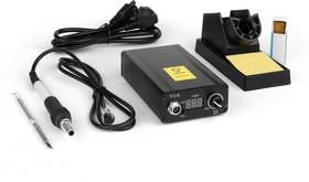 Цифровая паяльная станция DSK T12-D-D на 72W с LED-экраном для работы со сменными жалами