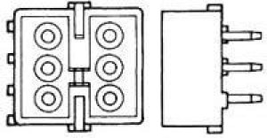 350219-1, Pin &amp; Socket Connectors CONN PCM 10 POS TIN