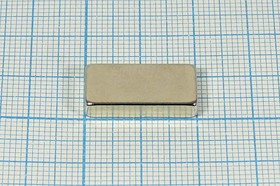 Магнит 20,0x10,0x 4, параллелепипед, Ni