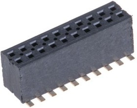 FLE-110-01-G-DV, Board to Board &amp; Mezzanine Connectors Cost Effective Surface Mount Socket, 0.050" Pitch