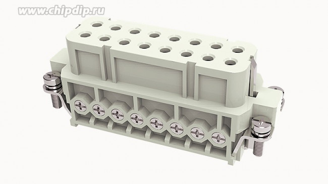 DA-016-F, Разъем HDC -40-125°C Корп размер D UL94V-0 "мама" DA-016-F, Разъем HDC -40-125°C Корп размер D UL94V-0 "мама"