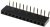 PBS-20R (DS-1024 -1x 20 - R), Гнездо на плату 2.54мм 1х20pin угловое