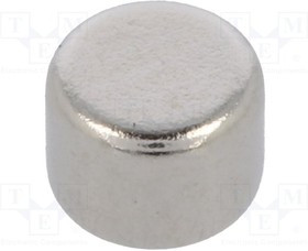 GN55.2-ND-4-3, Магнит: постоянный магнит, неодимовый, H: 3мм, 4Н, d: 4мм
