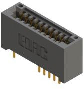 395-020-521-201, Standard Card Edge Connectors 20P .100" x .200" BLACK