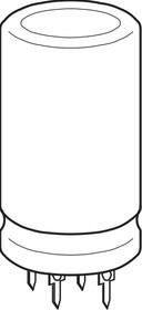 ECAP (К50-35), 1500 мкФ, 400 В, 85°C, 40x90, SNAP IN, B43523A9158M000, Конденсатор электролитический ECAP (К50-35), 1500 мкФ, 400 В, 85°C, 40x90, SNAP IN, B43523A9158M000, Конденсатор электролитический