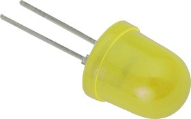 L-813SYD, Светодиод желтый 60° d=10мм 250мКд 590нМ (OBSOLETE)