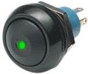 IPR1SAD2L0G, Pushbutton Switches Latching actn pshbtn solder lug; LED-GRN