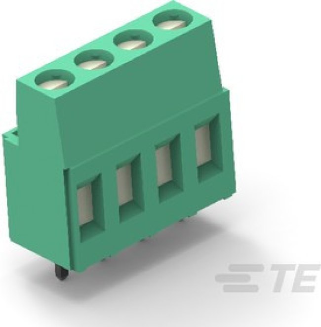 282857-3, PCB Terminal Block, 3-Contact, 5.08mm Pitch, Board Mount, 1-Row