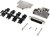 L717D B25P ST4, D-ST 25 Way Cable Mount D-sub Connector