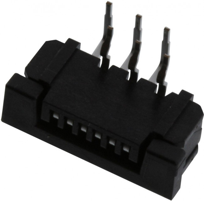 SLW6R-1C7LF, FFC &amp; FPC Connectors 6P SIDE PCB ZIF