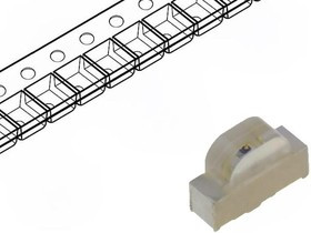 KPA-3010SURCK, Светодиод smd 3х1мм/красный/630нм/120- 220мкд/прозрачный/ 120°/угловой
