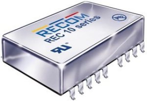 REC10-2415DRW/H2/A/M, Isolated DC/DC Converters 10W DC/DC 2kV REG 2:1 18-36in +/-15out REC10-2415DRW/H2/A/M, Isolated DC/DC Converters 10W DC/DC 2kV REG 2:1 18-36in +/-15out