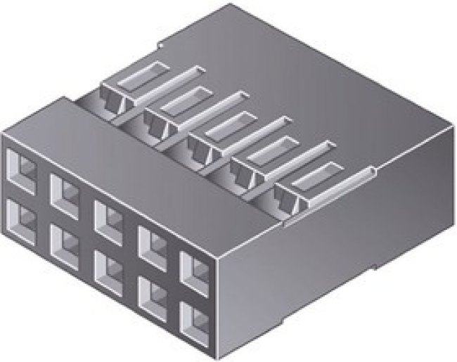 65043-034ELF, Mini-PV Female Connector Housing, 2.54mm Pitch, 6 Way, 2 Row 65043-034ELF, Mini-PV Female Connector Housing, 2.54mm Pitch, 6 Way, 2 Row