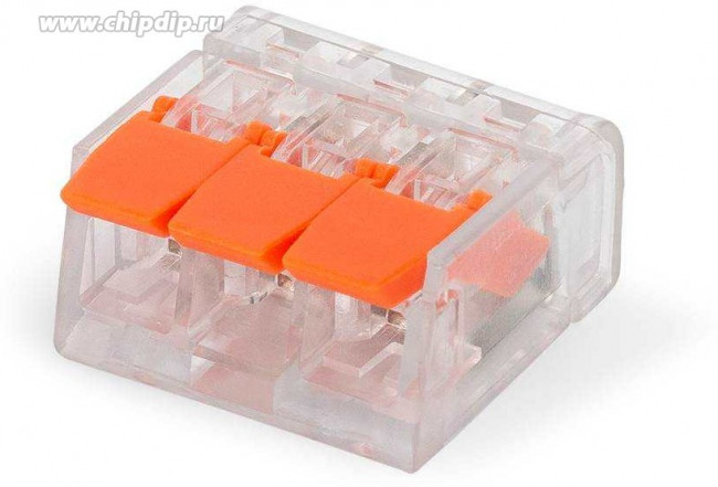 СМК 222-413, Клемма строительно-монтажная 3pin