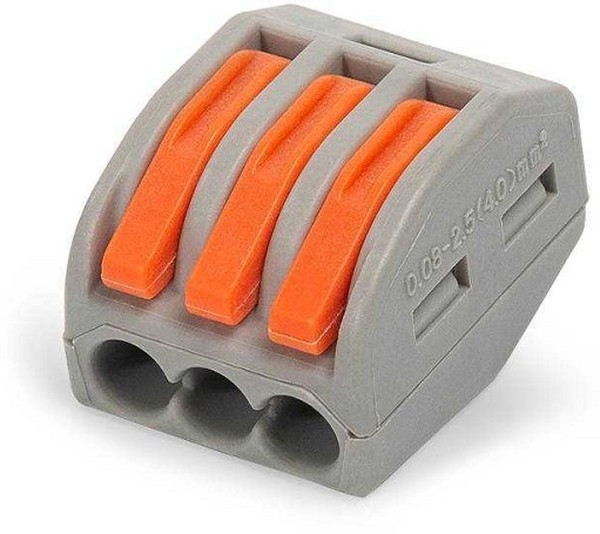 СМК 222-413, Клемма строительно-монтажная 3pin