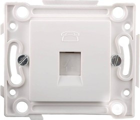 Розетка телефонная, 1 гнездо SV-55245-1 Розетка телефонная, 1 гнездо SV-55245-1