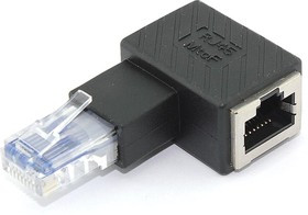 Удлинитель сетевого кабеля мама-папа угловой влево