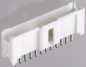 55932-1410, MicroClasp Series Straight Through Hole PCB Header, 14 Contact(s), 2.0mm Pitch, 1 Row(s), Shrouded