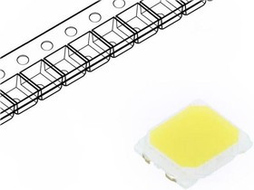 LTW-2835SZK50, LED; SMD; 2835; white cold; 24?30lm; 5000K; 80; 120°; 60mA; 2.9?3.2V