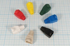 Кожух , шт8p8c, RJ-45, желтый