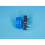 SWT-9R-BL, Колпачок круглый для тактовой кнопки (синий)