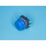 SWT-9R-BL, Колпачок круглый для тактовой кнопки (синий)