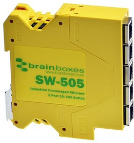 SW-505, Switch Ethernet; unmanaged; Number of ports: 5; 5?30VDC; RJ45