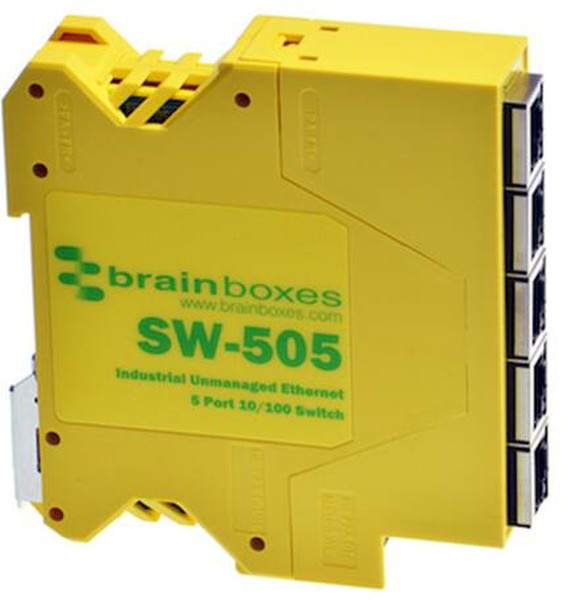 SW-505, Switch Ethernet; unmanaged; Number of ports: 5; 5?30VDC; RJ45 SW-505, Switch Ethernet; unmanaged; Number of ports: 5; 5?30VDC; RJ45