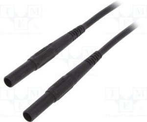 XMS-419-15021, Измерительный провод, силикон, 1,5м, черный, 32А XMS-419-15021, Измерительный провод, силикон, 1,5м, черный, 32А