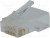 RJ45W-CAT6U-R, Вилка, RJ45, PIN: 8, Кат: 6, Конф: 8p8c, на провод, IDC, обжим