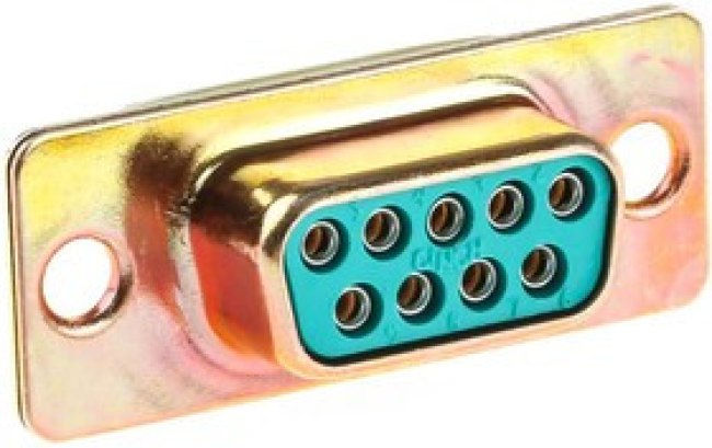 9 Way Panel Mount D-sub Connector Socket, 2.74mm Pitch 9 Way Panel Mount D-sub Connector Socket, 2.74mm Pitch